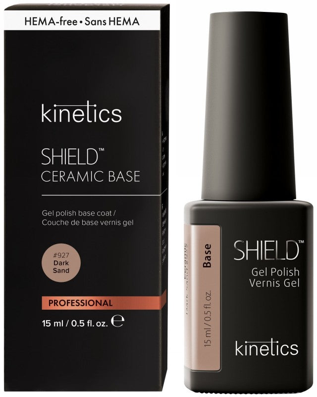 Kinetics gelinio nagų lako pagrindas su spalva Ceramic Base 927 Dark Sand KCB927, 15 ml