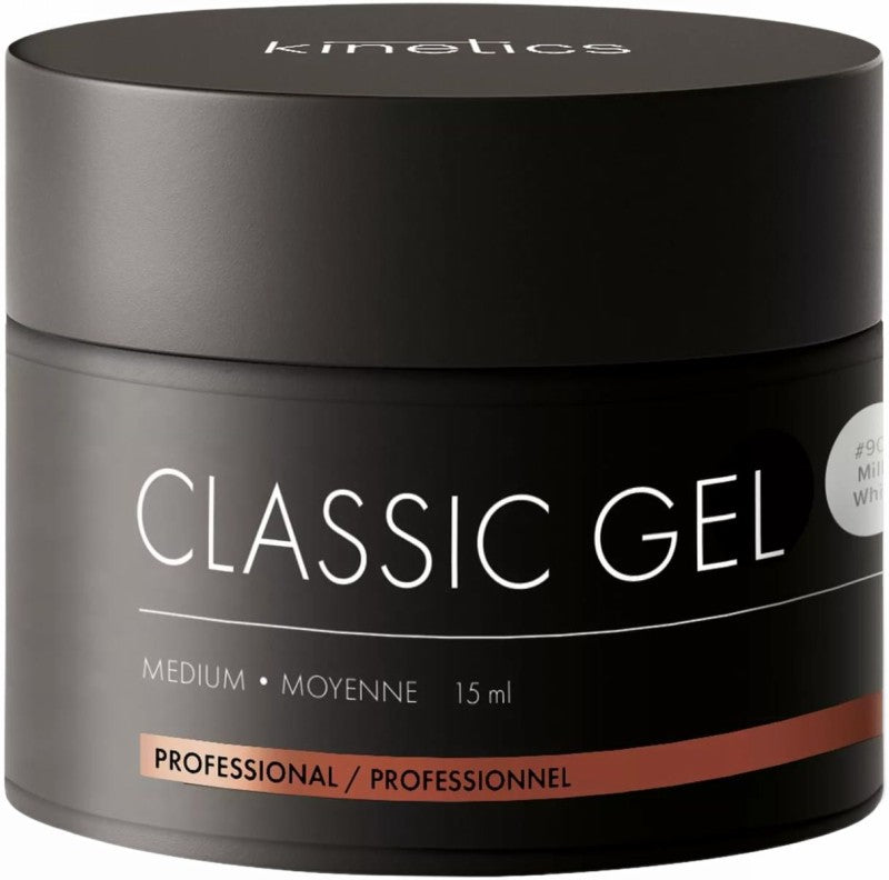 Kinetics gelis nagų priauginimui Classic Gel Medium Milky White KCGMMW15, 15 ml
