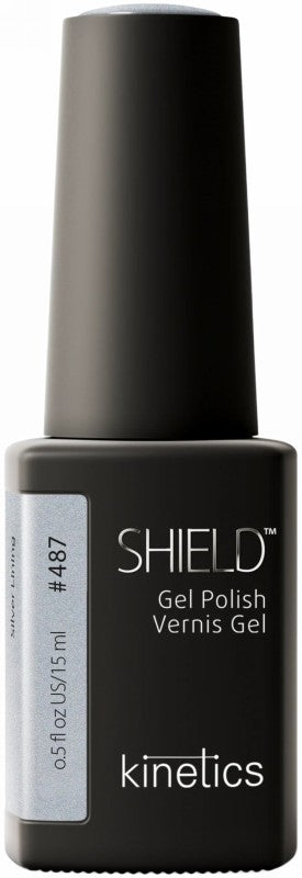 Gelinis nagų lakas SHIELD 487 Silver Lining KGP487N, 15 ml