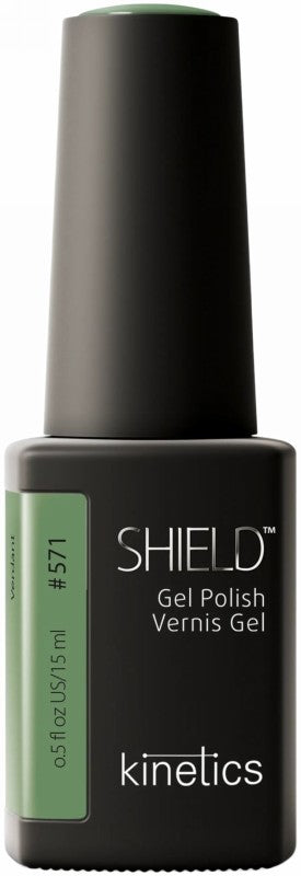 Kinetics gelinis nagų lakas SHIELD 571 Verdant KGP571N, 15 ml