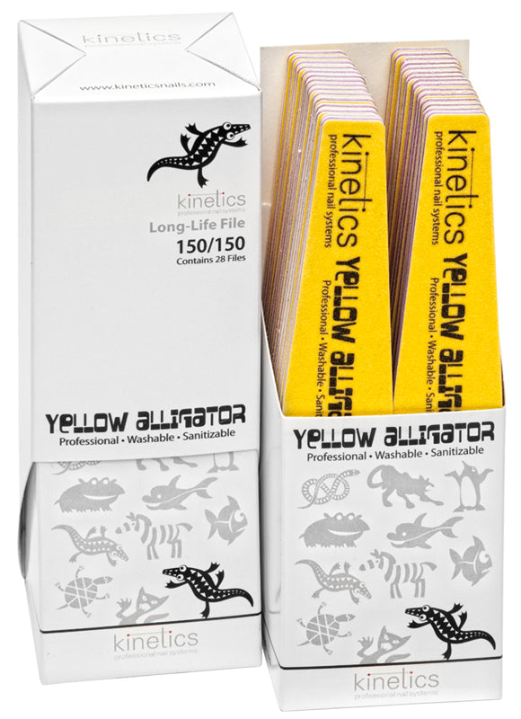 Dildė nagams Yellow Alligator 150/150 KFK150, 1/28 vnt.