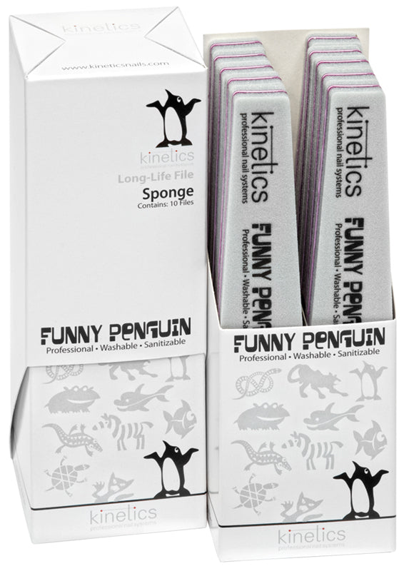 Kinetics dildė nagams Funny Penguin 240/240 KFKSPO, 1/10 vnt.