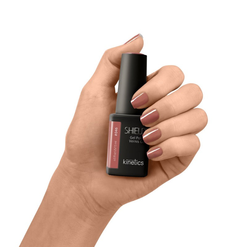 Gelinis nagų lakas SHIELD 046 Cinnamon Girl KGP046N, 15 ml