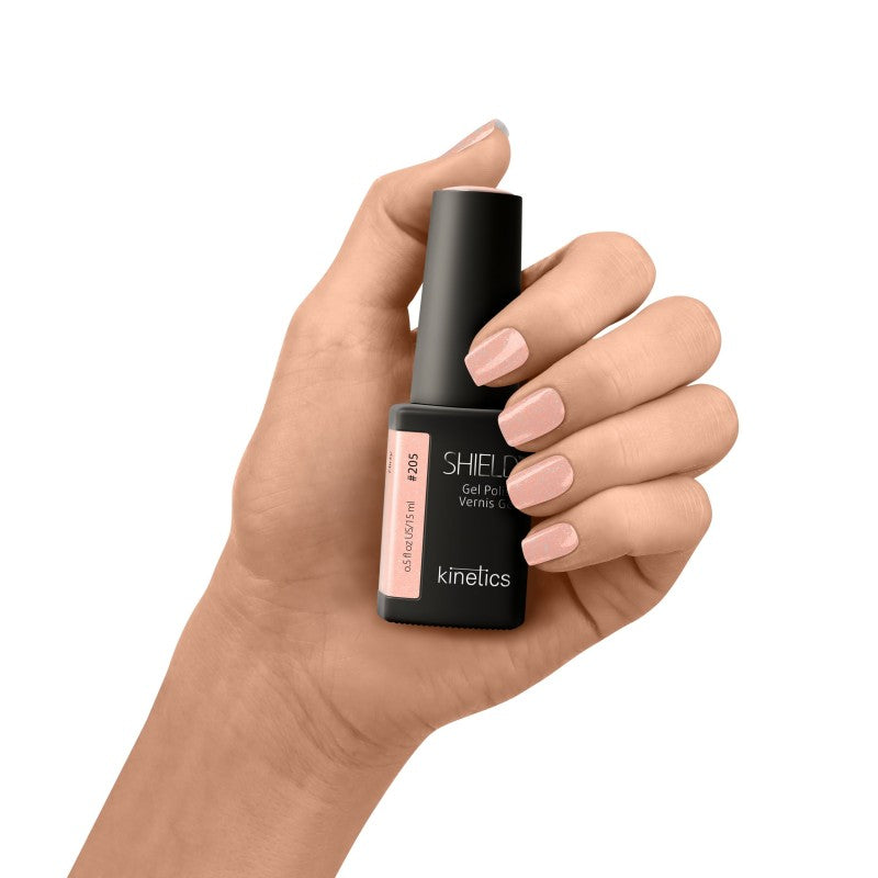 Gelinis nagų lakas SHIELD 205 Flirty KGP205N, 15 ml