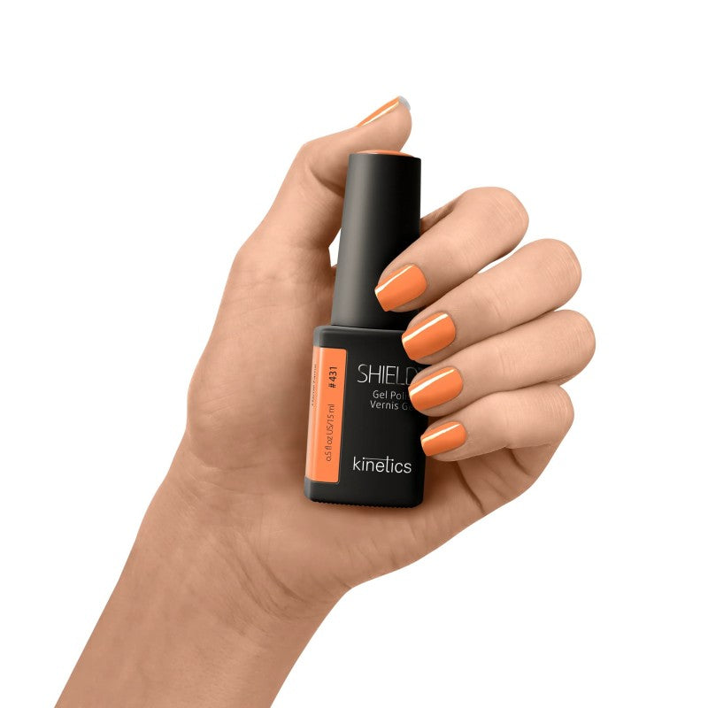 Gelinis nagų lakas SHIELD 431 Flame Fame KGP431N, 15 ml