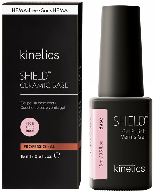 Gelinio nagų lako pagrindas su spalva Ceramic Base 928 Light Rose KCB928, 15 ml