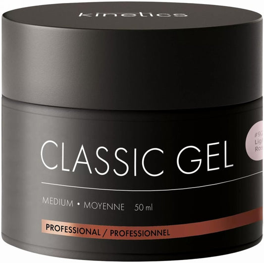 Kinetics gelis nagų priauginimui Classic Gel Medium Light Rose KCGMLR50, 50 ml