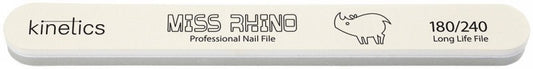 Dildė nagams Miss Rhino 180/240 KFGRW, 1 vnt.