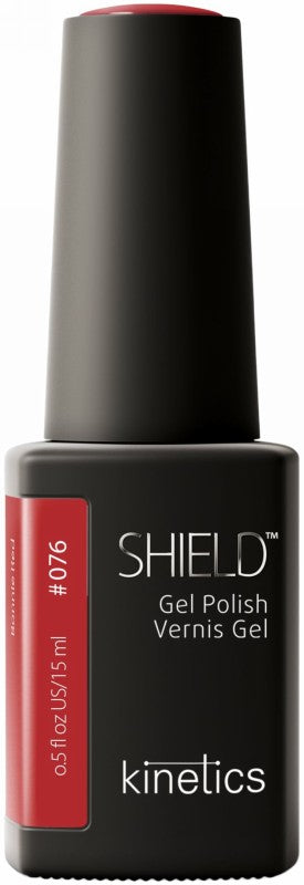Gelinis nagų lakas SHIELD 076 Bonnie Red KGP076N, 15 ml