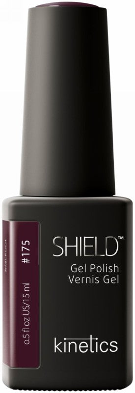 Gelinis nagų lakas SHIELD 175 BlackOut KGP175N, 15 ml