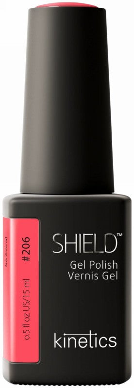 Gelinis nagų lakas SHIELD 206 So Coral KGP206N, 15 ml