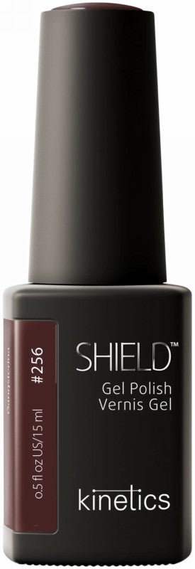 Gelinis nagų lakas SHIELD 256 Gangsterina KGP256N, 15 ml