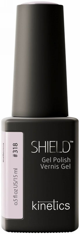 Kinetics gelinis nagų lakas SHIELD 318 Ballerina KGP318N, 15 ml