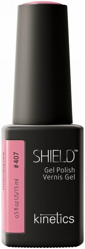 Kinetics gelinis nagų lakas SHIELD 407 Pretending Pink KGP407N, 15 ml