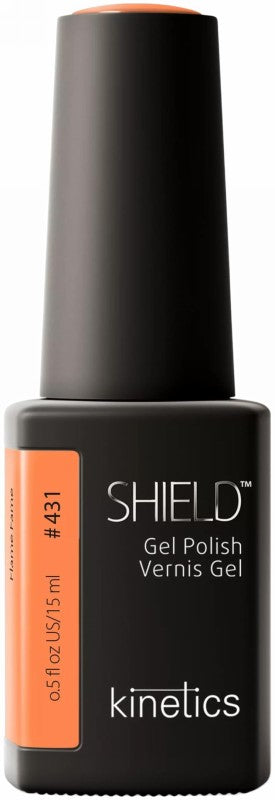 Gelinis nagų lakas SHIELD 431 Flame Fame KGP431N, 15 ml