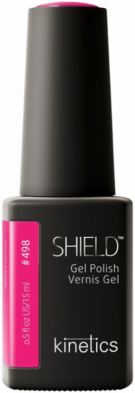 Gelinis nagų lakas SHIELD 498 Wild Fuchsia KGP498N, 15 ml
