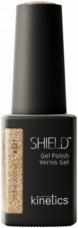 Gelinis nagų lakas SHIELD 521 Gold Digger KGP521N, 15 ml