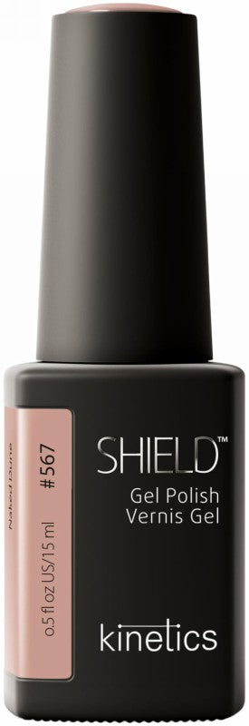 Kinetics gelinis nagų lakas SHIELD 567 Naked Dune KGP567N, 15 ml