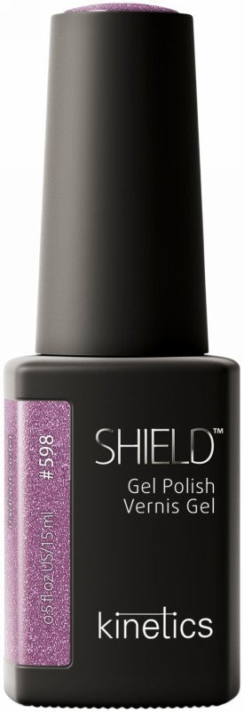 Kinetics gelinis nagų lakas SHIELD 598 Radiant Violet KGP598N, 15 ml