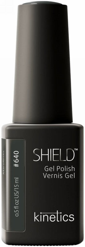 Gelinis nagų lakas SHIELD 640 Manifesto KGP640N, 15 ml