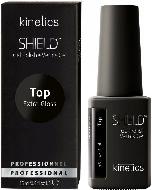 Viršutinis gelinio nagų lako sluoksnis Extra Gloss Top KGPTEN, 15 ml