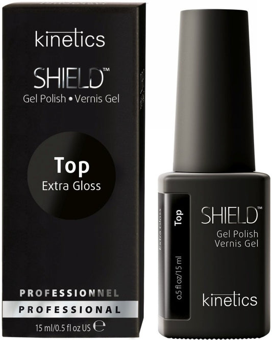 Viršutinis gelinio nagų lako sluoksnis Extra Gloss Top KGPTEN, 15 ml