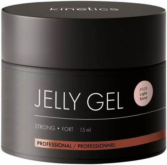Kinetics gelis nagų priauginimui Jelly Gel Strong Light Sand KJGSLS15, 15 ml