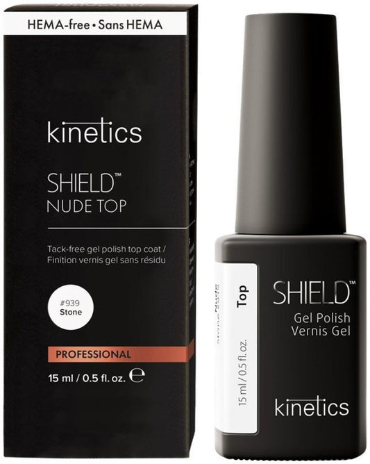 Viršutinis gelinio nagų lako sluoksnis Nude Top 939 Stone KNT939, 15 ml