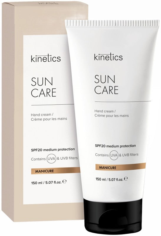 Kinetics rankų kremas Sun Care KPHC07, su UVA ir UVB filtrais, SPF20, 150 ml