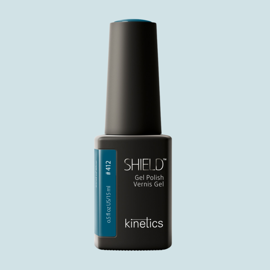 Ilgalaikis gelinis lakas Kinetics Fragile Shield Kind Of Blue 412 KGP412N, 15 ml